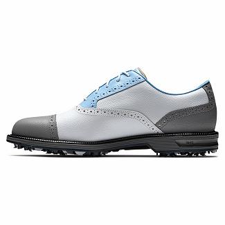 Scarpe Golf Footjoy Uomo Premiere Series Spikes Bianche/Blu Chiaro/Grigie Italia JUE704185